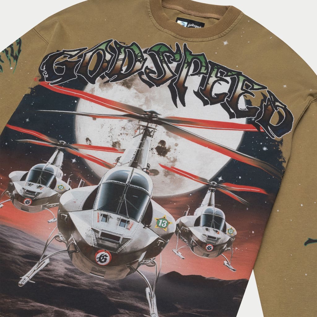 Air Strike LS T-shirt (Olive) - Image 2