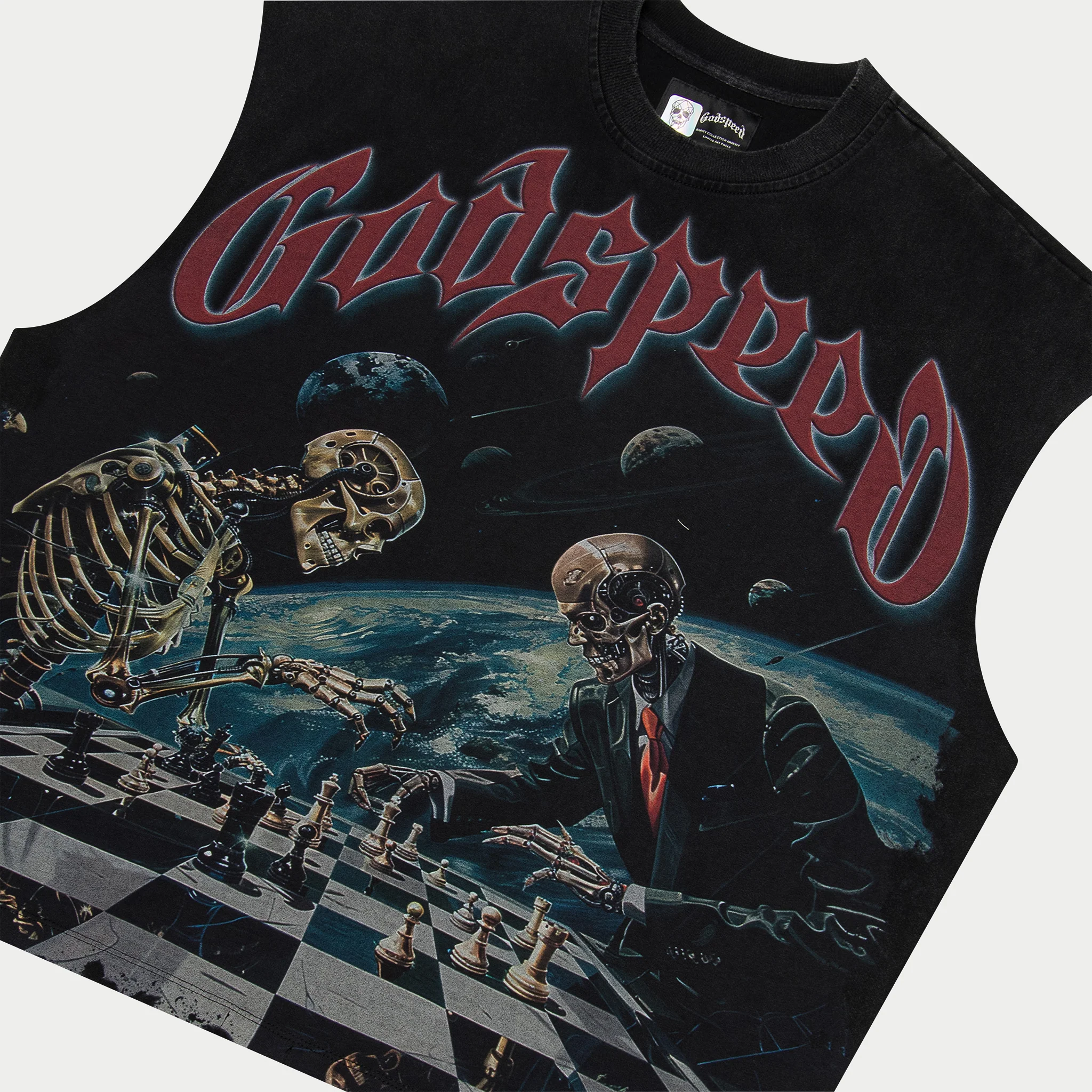 Checkmate Sleeveless (Black Wash) - Image 2