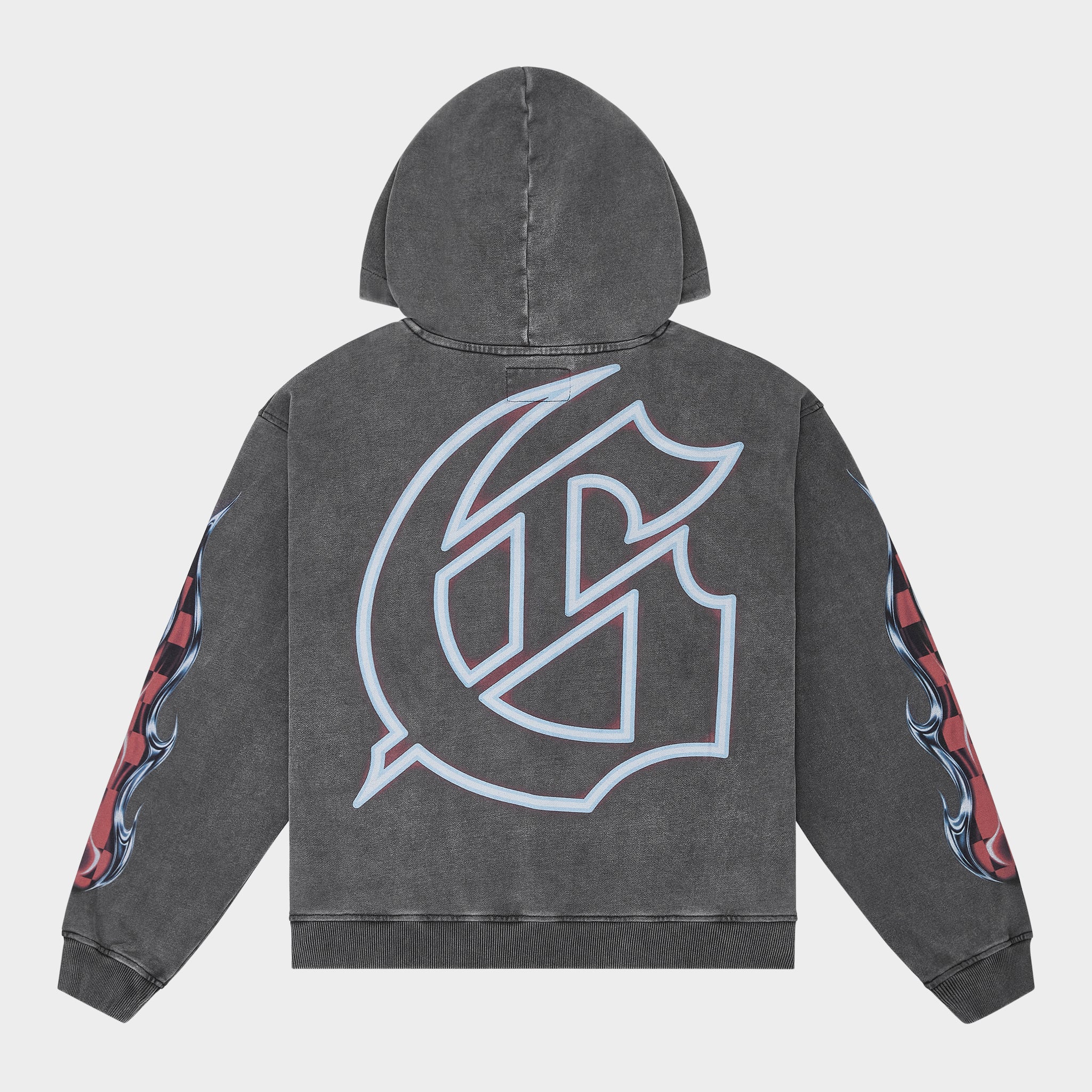 Drive in Hoodie (Grey Wash) - Image 3