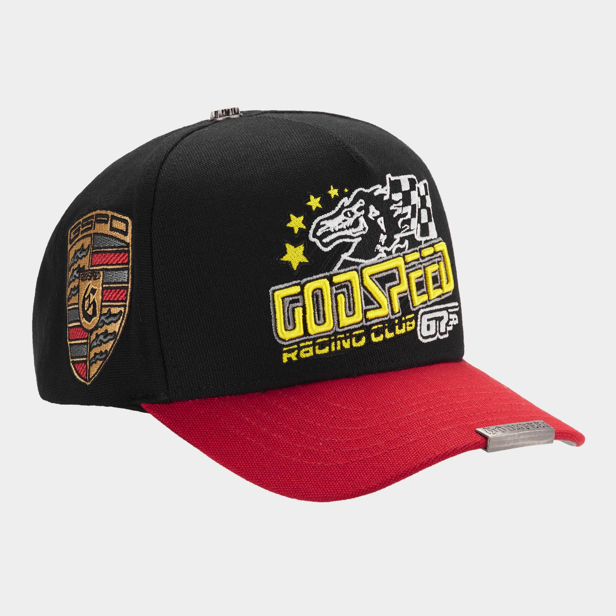 GRC Members Snapback Hat (Black/Red)
