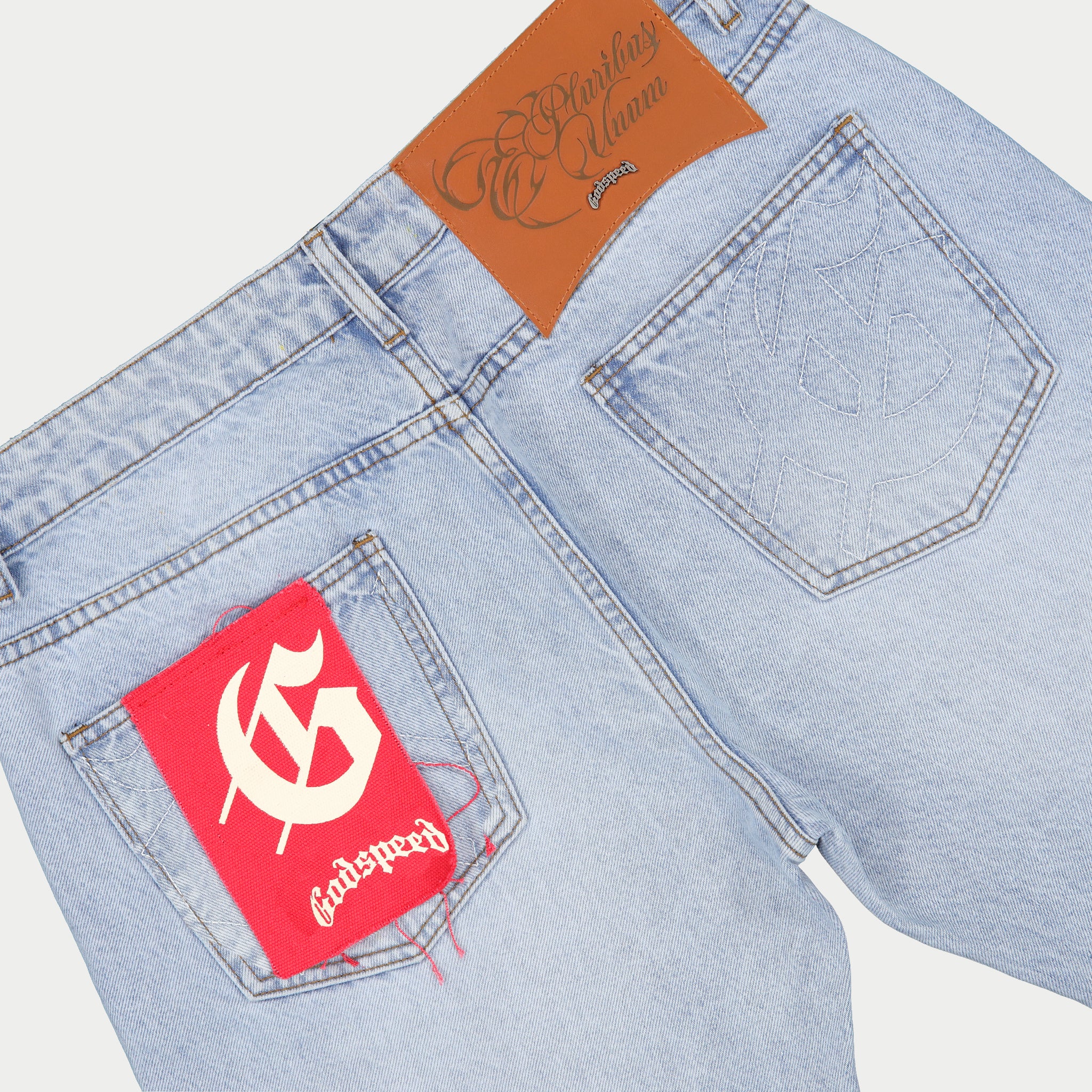 OG Logo Flared Denim Printed (Blue) - Image 3