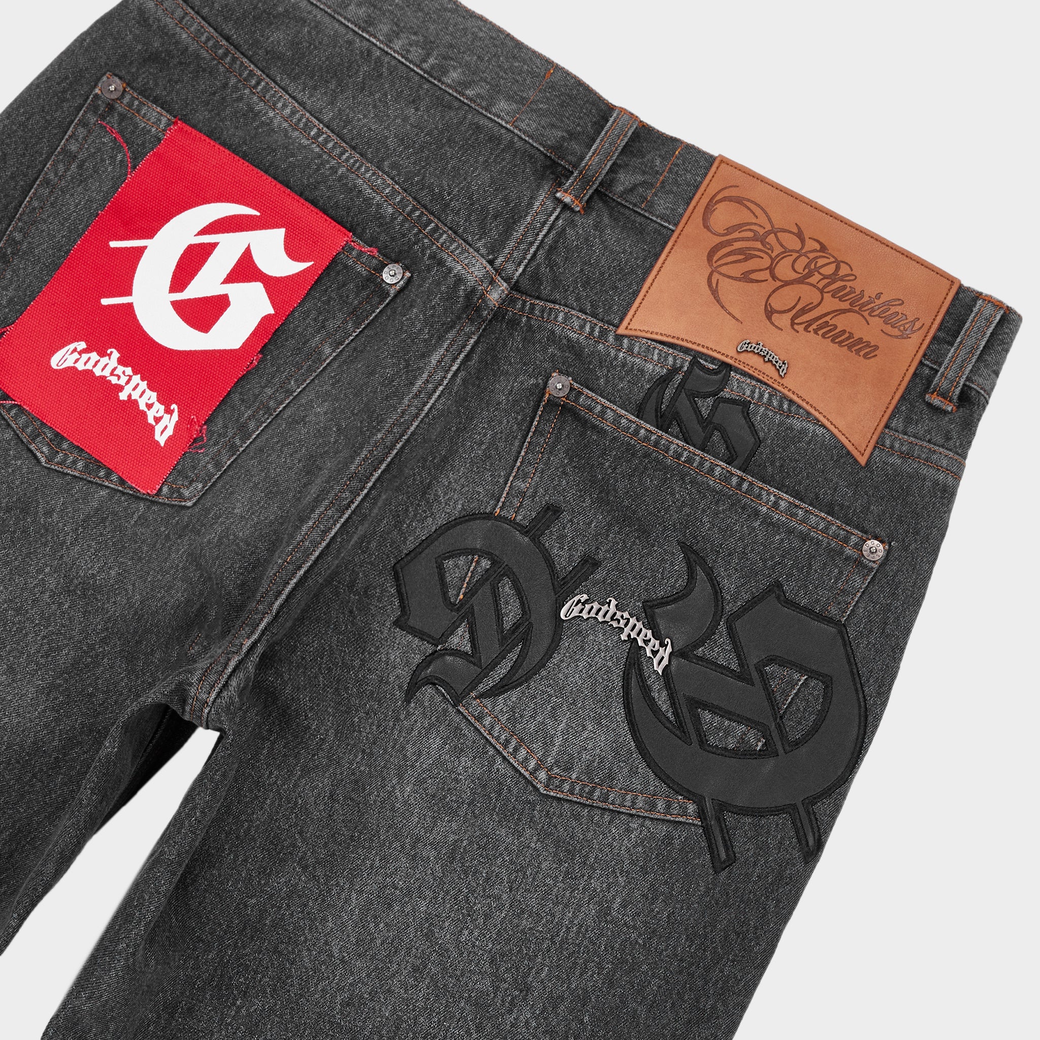 Scattered GS Logo Denim (Black Wash) - Image 3