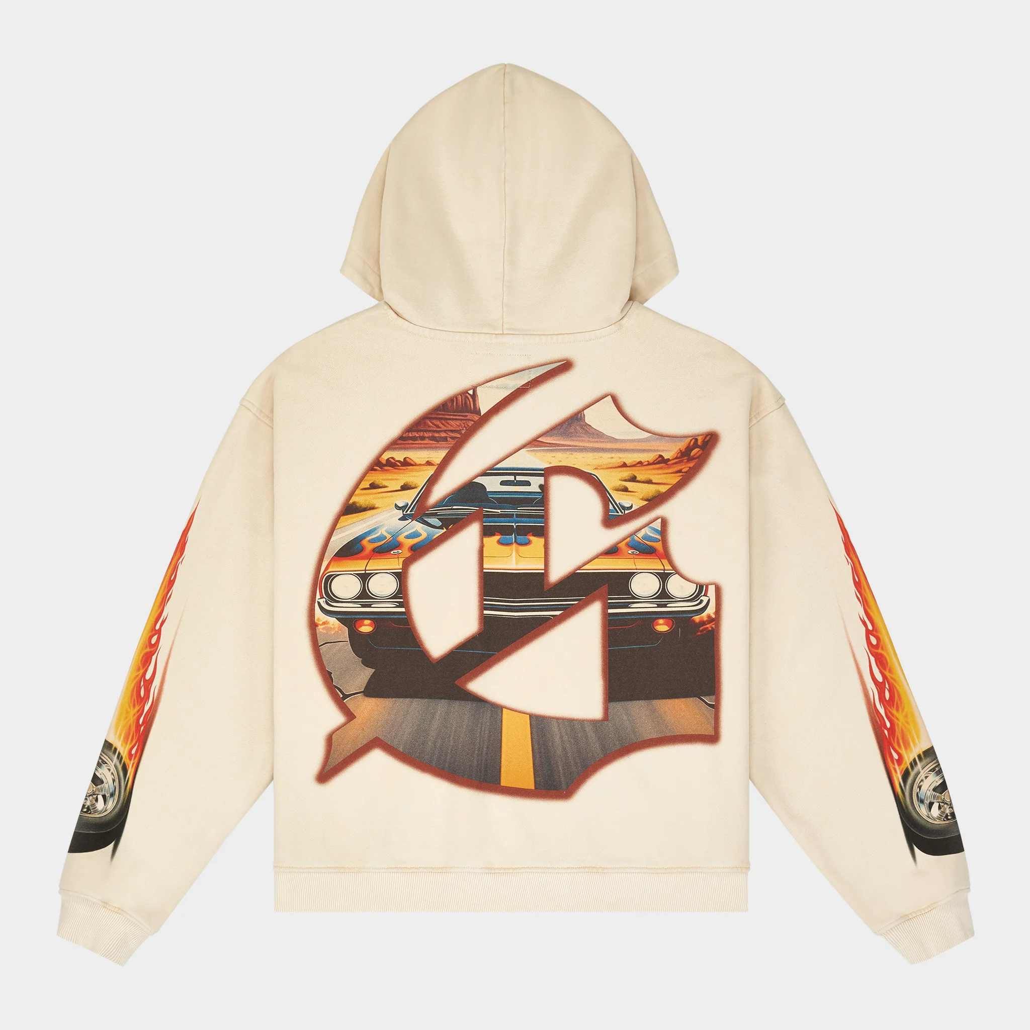 On the Run II Hoodie (Bone) - Image 3