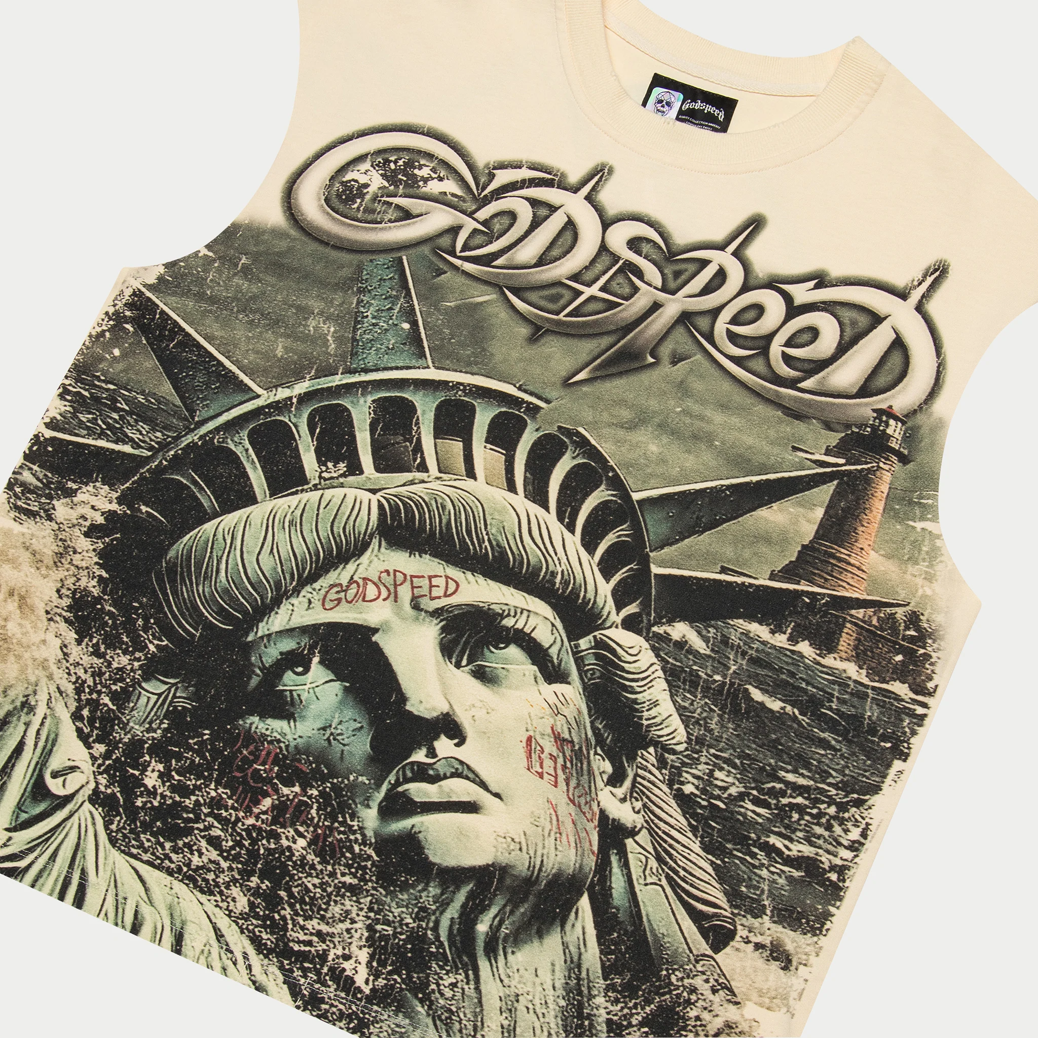 Sunken Liberty 2 Sleeveless (Bone) - Image 2